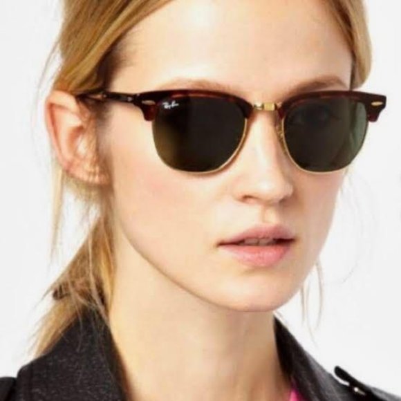 Ray-Ban Clubmaster Classic Tortoise Sunglasses - Picture 4 of 12